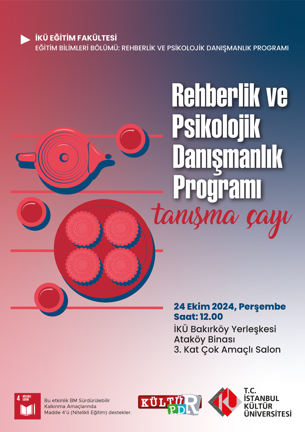 Rehberlik ve Psikolojik Danışmanlık Programı Tanışma Çayı