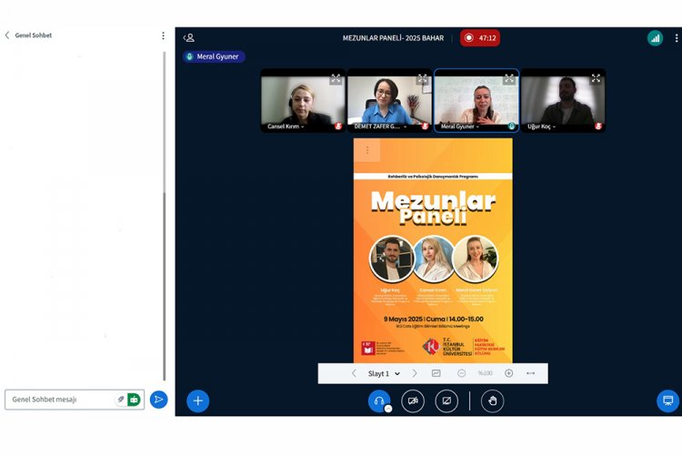 Rehberlik ve Psikolojik Danışmanlık Programı Mezunlar Paneli