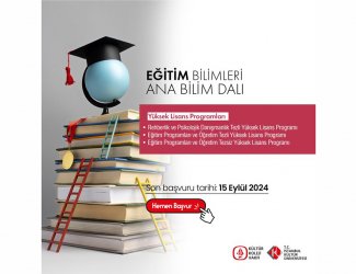 Eğitim Bilimleri Anabilim Dalı'na Bağlı Üç Yeni Yüksek Lisans Programı Açıldı